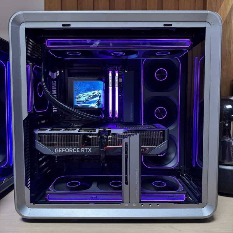 《金铭精品电脑》9800X3D+5080 32+2T 乔思伯海景房-铭成电脑DIY