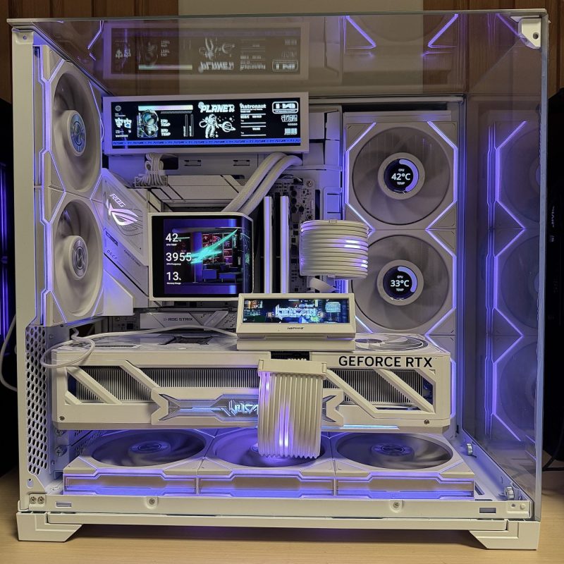 《金铭精品电脑》9800X3D+5070TI火神 白 联力包豪斯-铭成电脑DIY