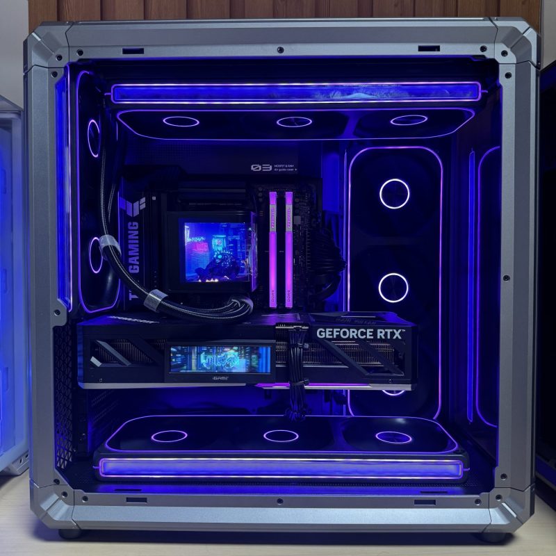 《金铭精品电脑》9800X3D+5070火神 乔思伯海景房-铭成电脑DIY