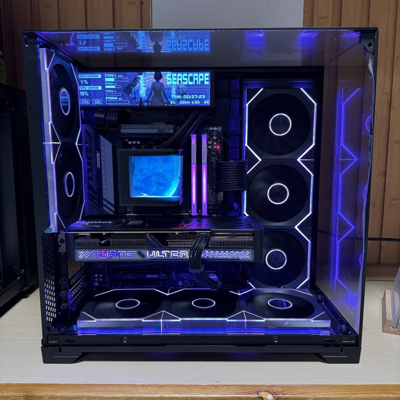 【12号机】9800X3D+5070TI 32G+1T 二手乔思伯海景房主机-铭成电脑DIY